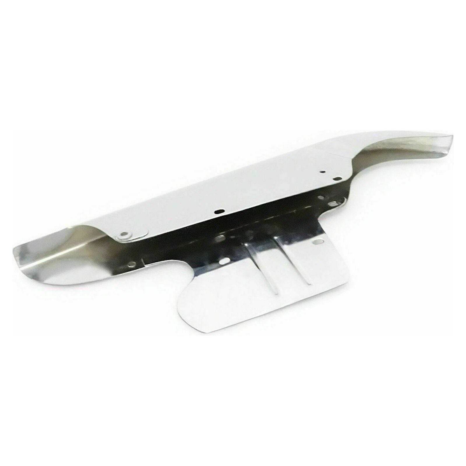 BSA Gold Star chain guard in polished metal finish for motorcycle protection and style