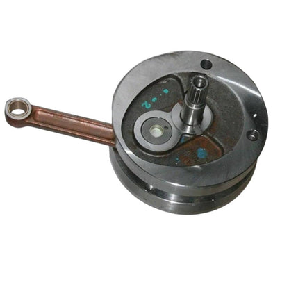 Crank shaft assembly for bullet 500 royal enfield, made of steel, essential for engine performance