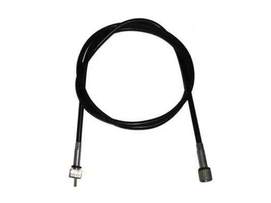 Black speedometer cable with metal end fittings
