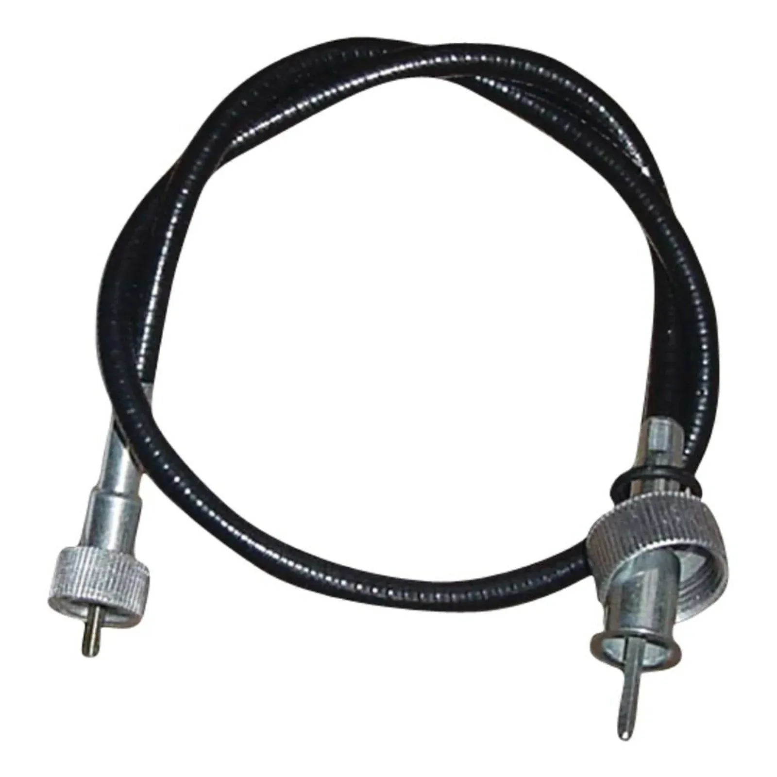 Cable speedometer, flexible black cable, 3 feet long, used for connecting speedometer to vehicle engine