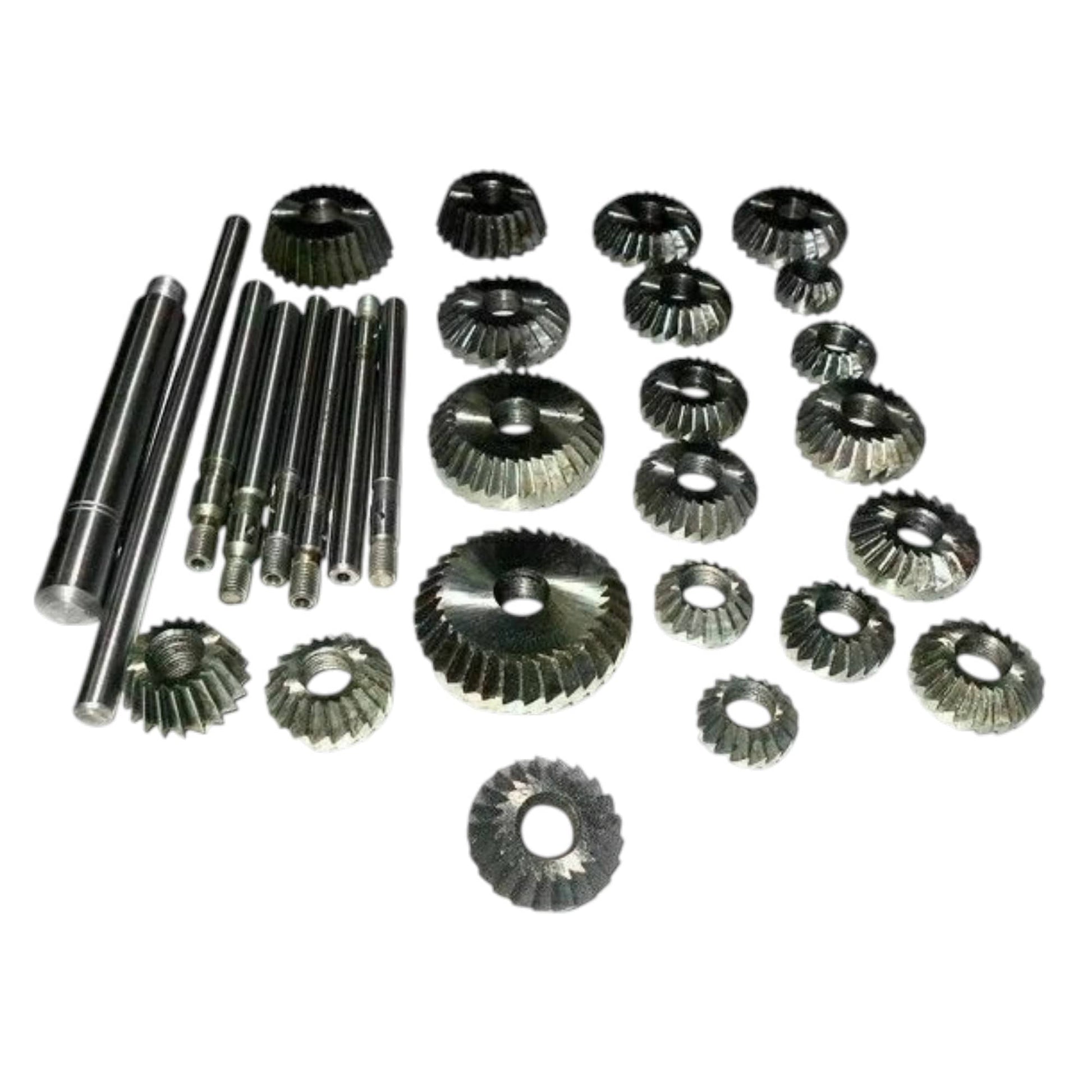 21-piece valve seat and face cutter set made of durable steel for automotive machining and repairs