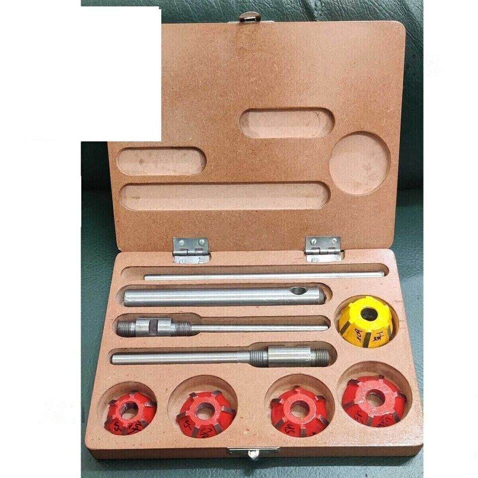 Carbide Tipped Valve Seat Face Cutter Set Of 5 Pieces Kit Cutters Tip - StellerGear