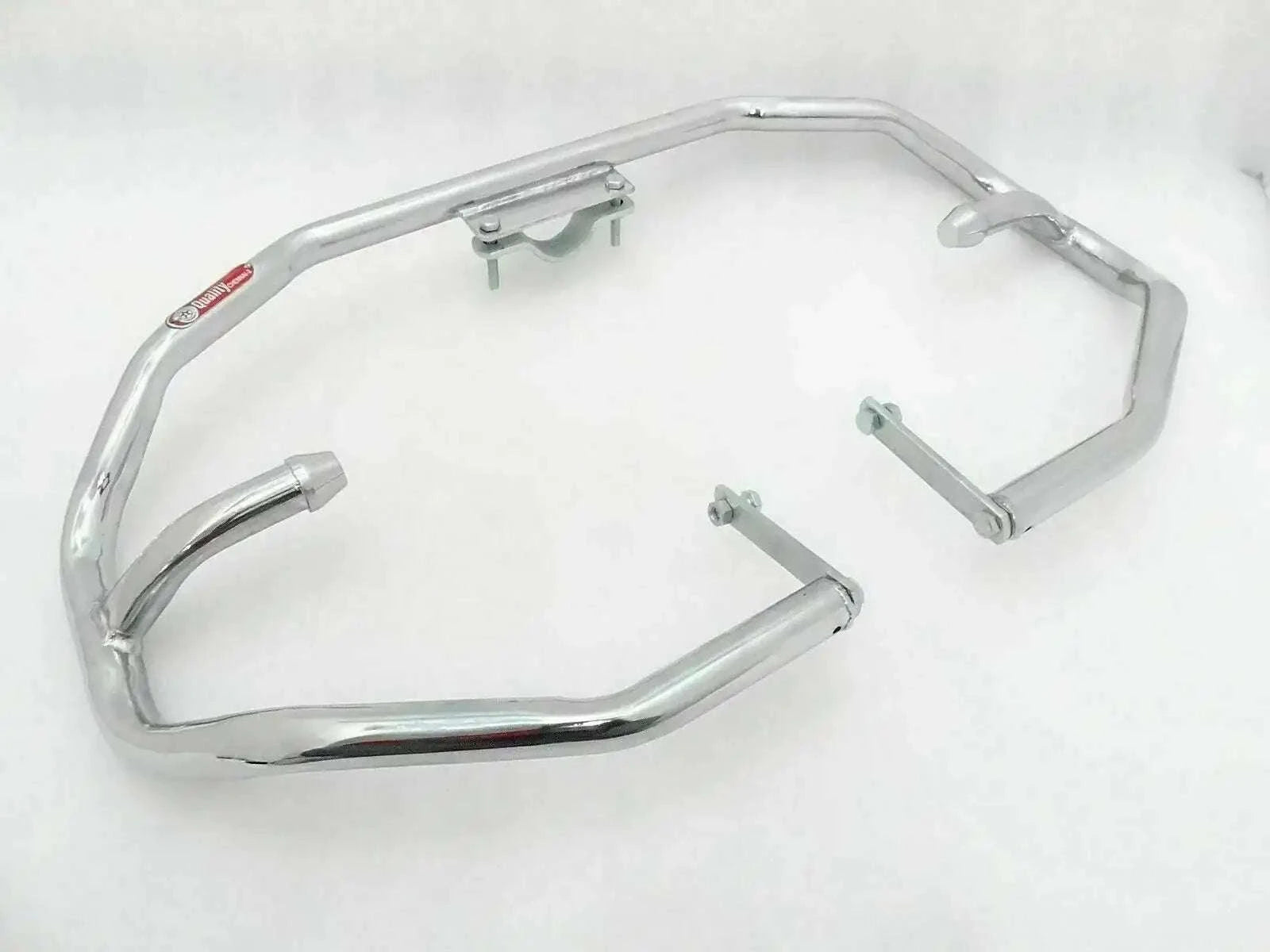 Chrome Leg Guard Crash Bar Diamond FOR Royal Enfield Uce C5 Bullet - StellerGear