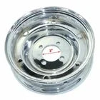 Chrome plated front and rear wheel rim set, durable material for motorcycles and scooters