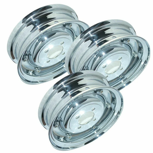 Front Rear Wheel Rim Set, chrome rims rims, durable steel material for motorcycles and scooters