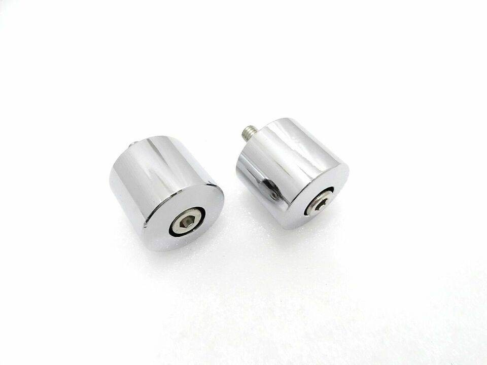 Chromed Handlebar End Weights Fit For Royal Enfield - StellerGear