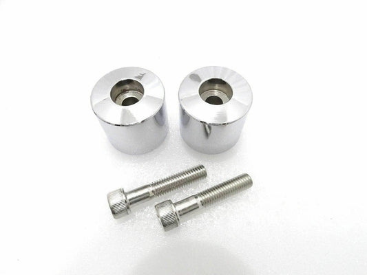 Chromed Handlebar End Weights Fit For Royal Enfield - StellerGear