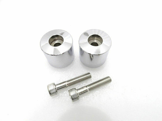 Chromed Handlebar End Weights Fit For Royal Enfield - StellerGear