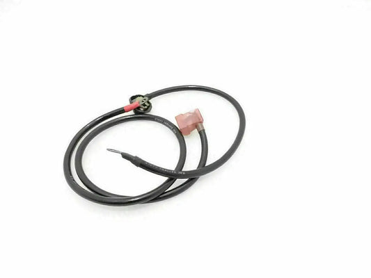 Battery power cable wire set with black cables and ring terminal