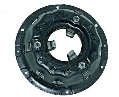 Clutch pressure plate assembly circular metal disc with mounting bolts