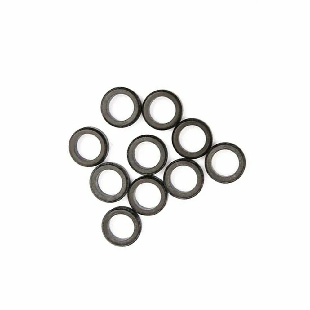 One Piece Rectangular col-o-ring in black rubber, 10-pack, ideal for sealing in machinery and automotive use