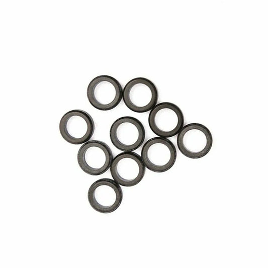 One Piece Rectangular col-o-ring in black rubber, 10-pack, ideal for sealing in machinery and automotive use
