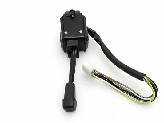 Horn and turn indicator switch with black wiring harness connector
