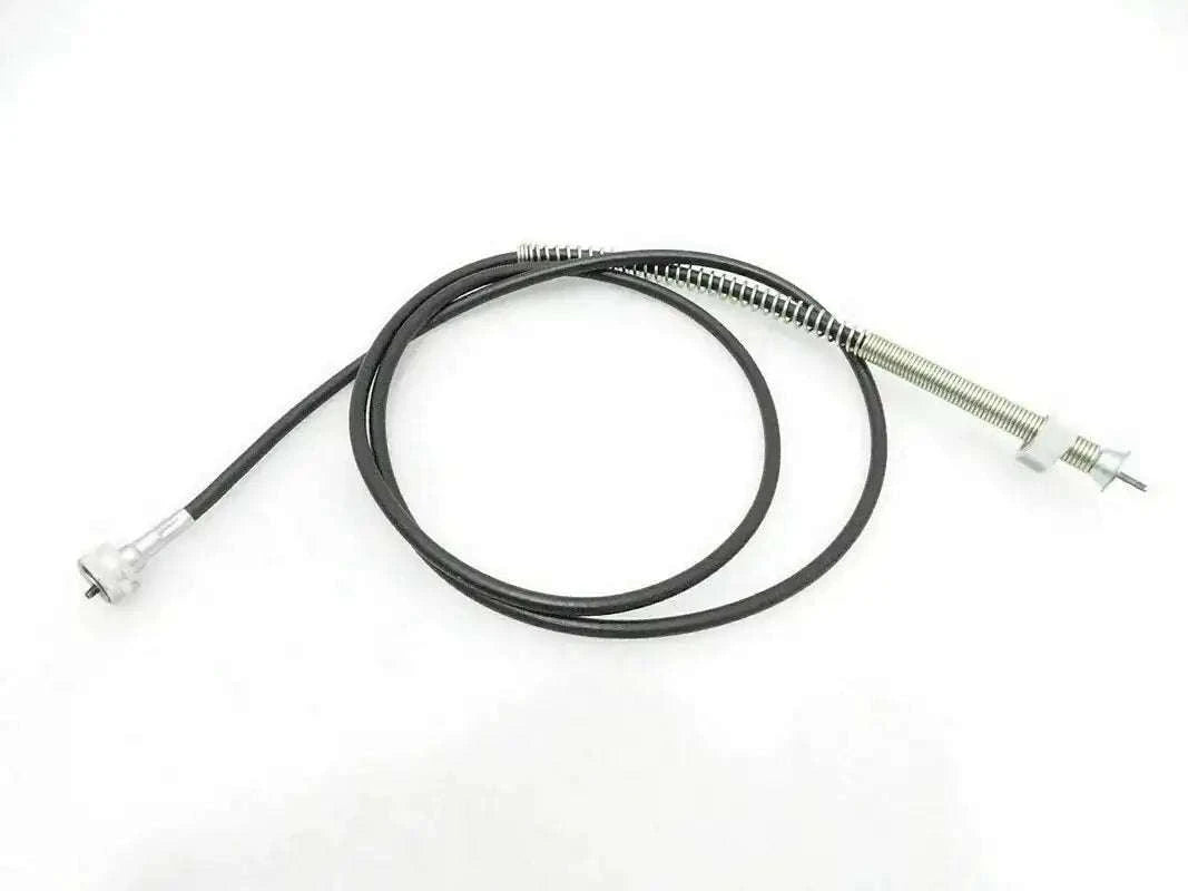 Speedometer cable assembly with black cable and threaded connector