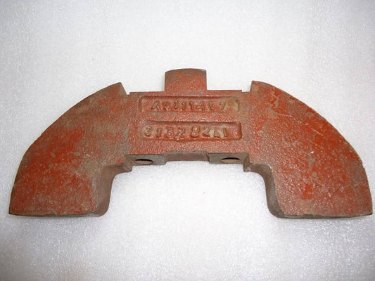 Crankshaft weight, cast iron, 10 inches, used for crankshaft position sensor test in tractors