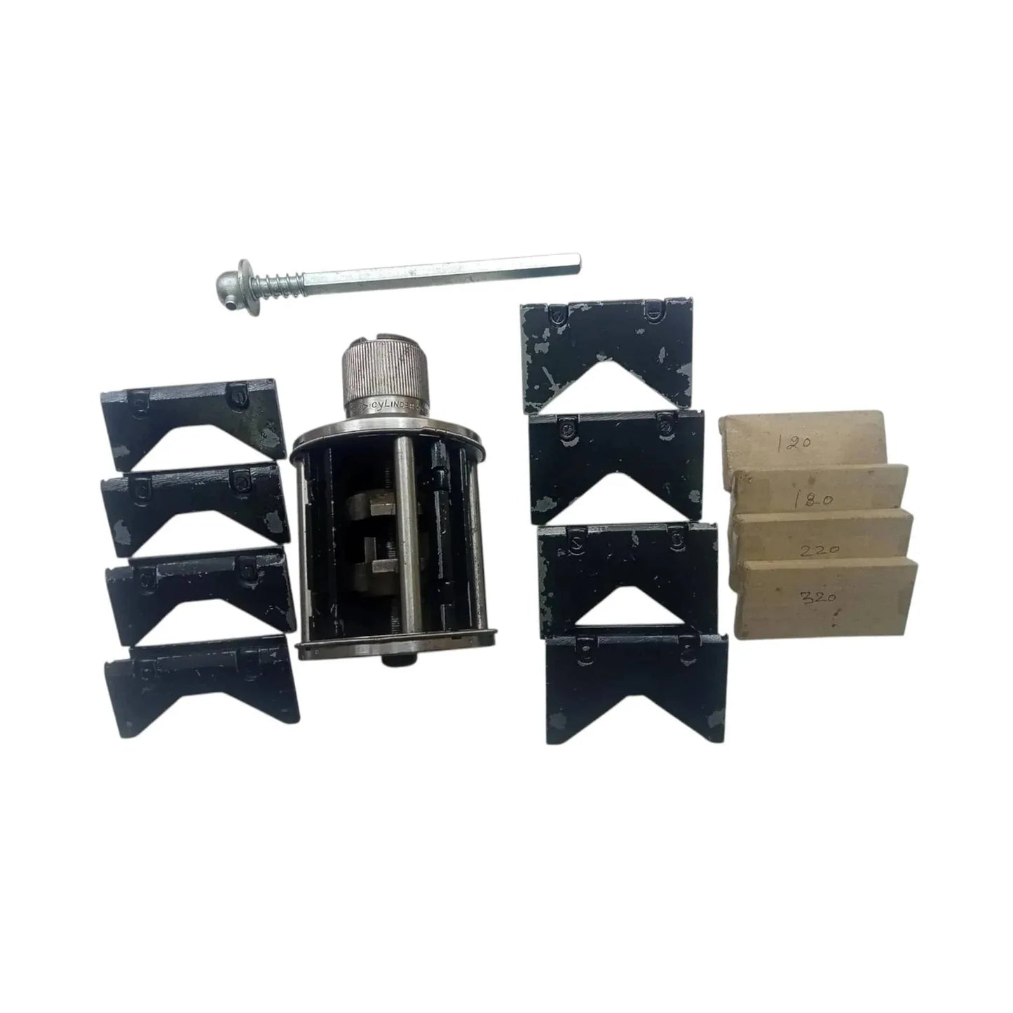 Engine Cylinder Hone KIT- 4-1/2 INCH to 8-1/2 INCH HONING Tool+ 4 Set of Stones - StellerGear
