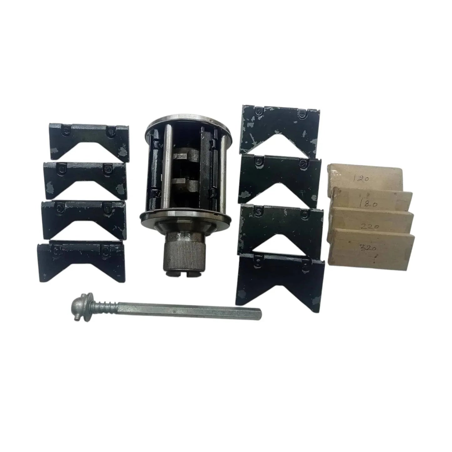Engine Cylinder Hone KIT- 4-1/2 INCH to 8-1/2 INCH HONING Tool+ 4 Set of Stones - StellerGear