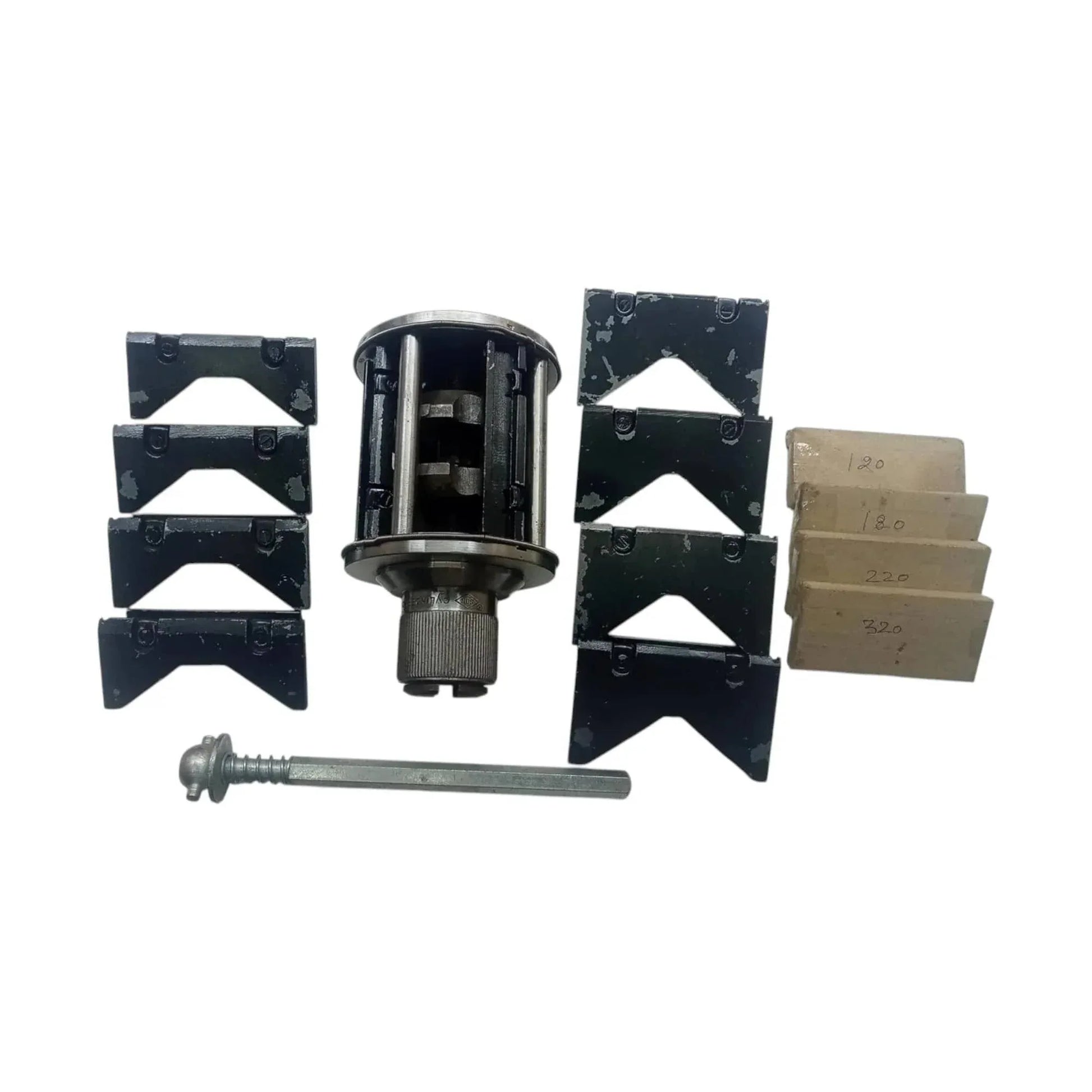 Engine Cylinder Hone KIT- 4-1/2 INCH to 8-1/2 INCH HONING Tool+ 4 Set of Stones - StellerGear