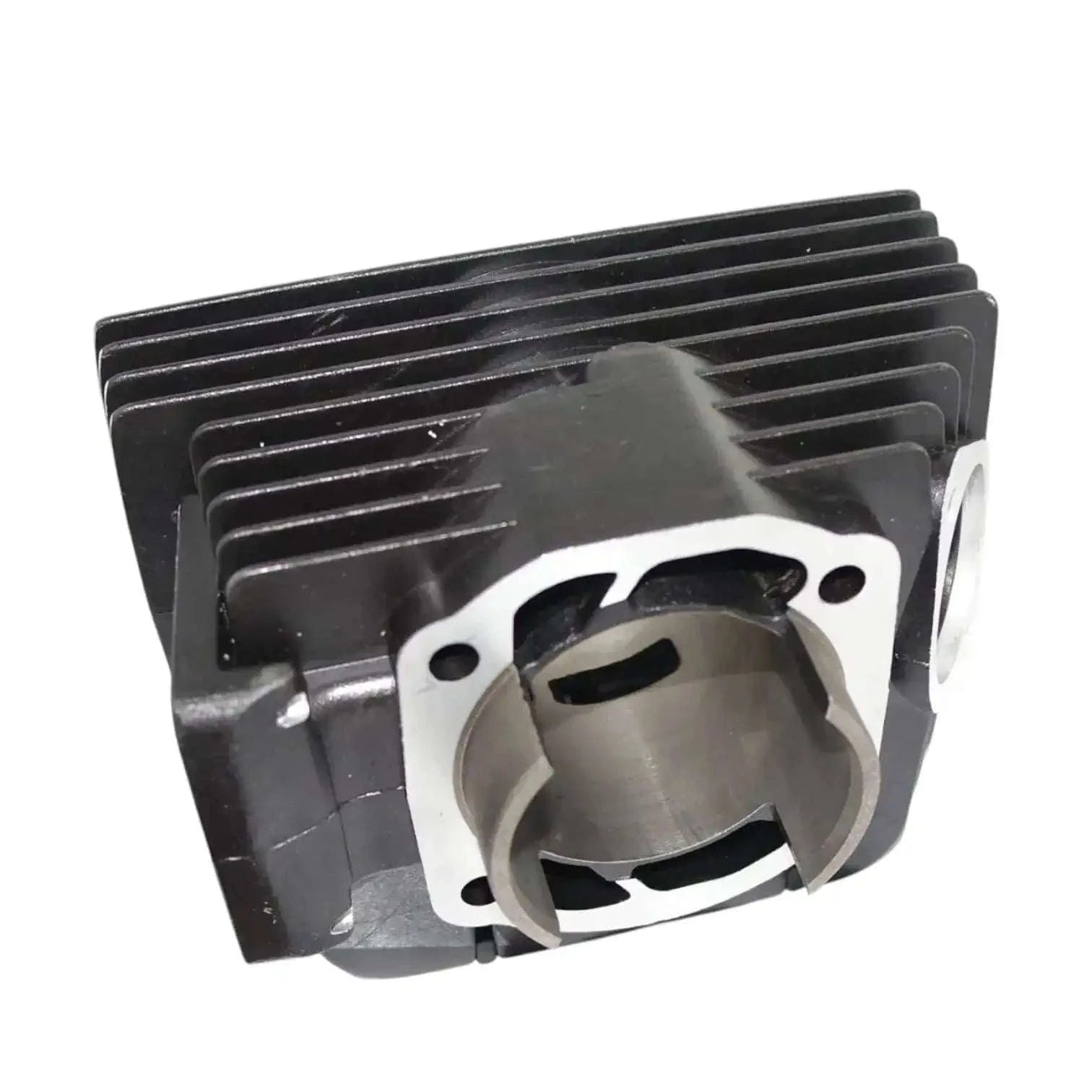 Cylinder piston replacement kit, black cylinder with piston bore and mounting plate