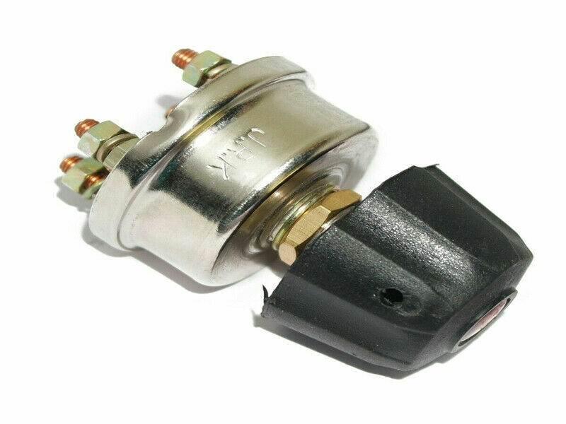 Durable light switch for David Brown tractor, metal and plastic construction, essential for tractor operation