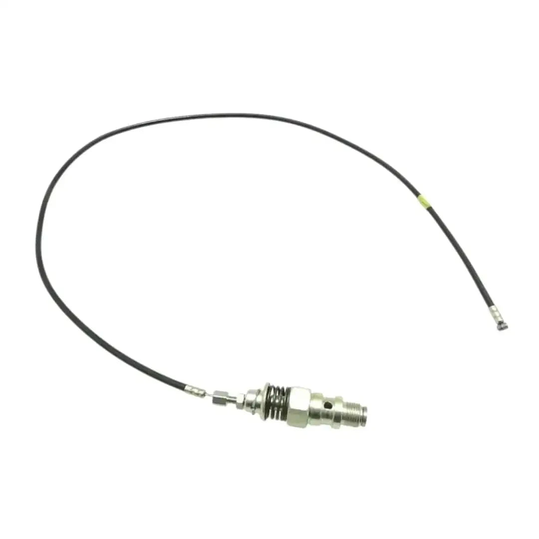Complete decompressor assembly with cable for Royal Enfield motorcycles, sturdy and reliable component