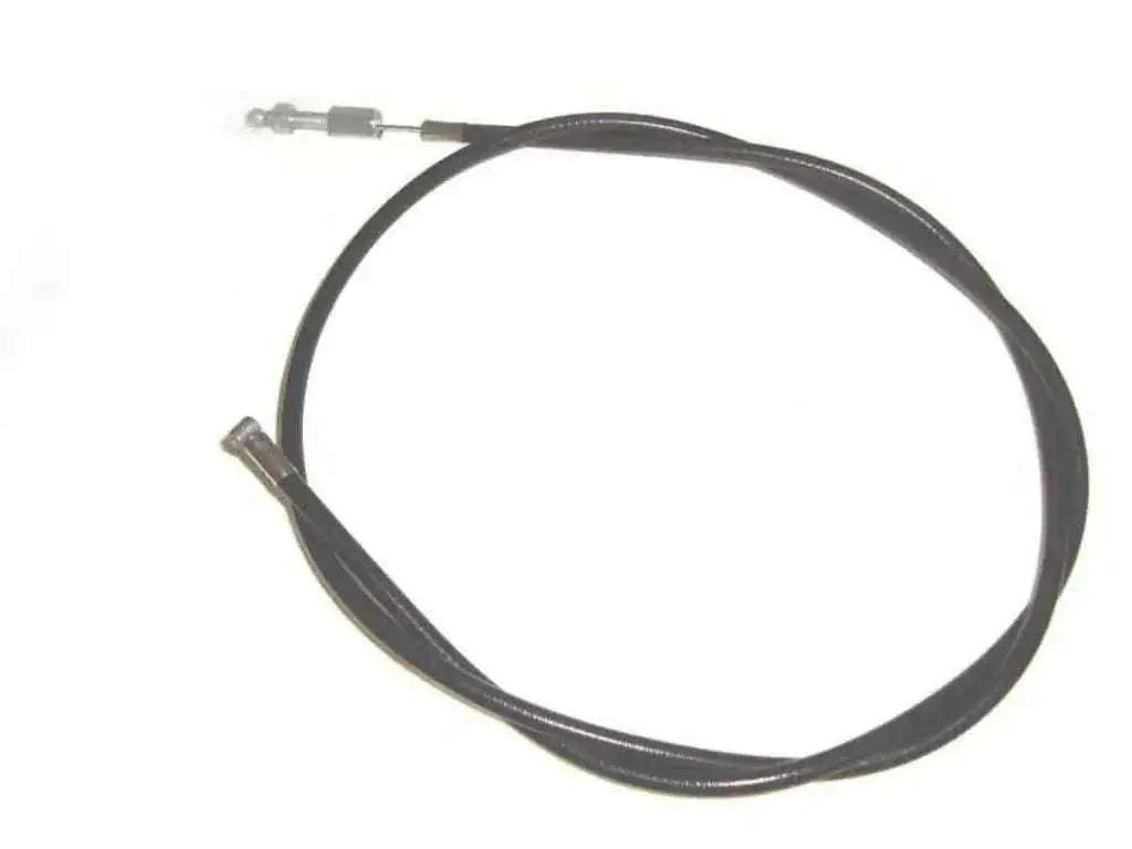 Decompressor cable Part No 143323 with black braided housing and connector ends