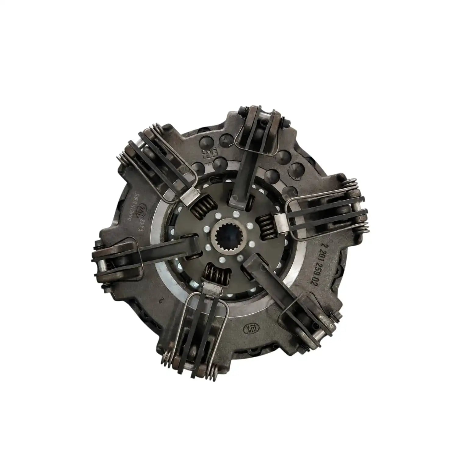 Clutch assembly for Deere John tractor, durable steel construction, essential for efficient machinery operation