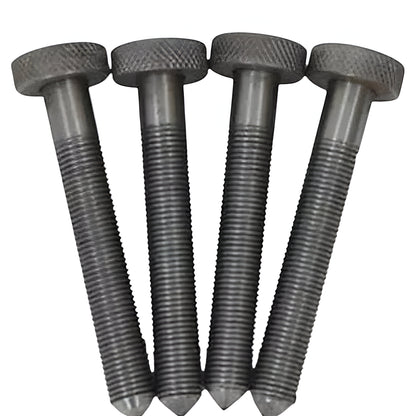 Set of four durable bolts designed for use with a diamond dresser tool in industrial applications