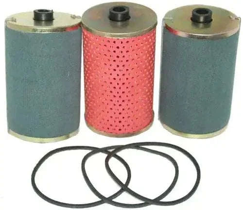 Diesel Fuel Filter / Strainer With Rubber Anello 3 Units Fit For Jcb 3cx 3dx - StellerGear