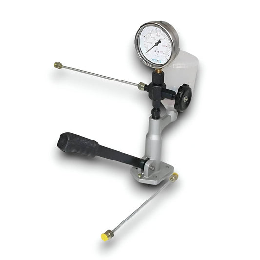 Diesel Injector Nozzle Pressure Tester with Pressure Gauge and Manual Pump Handle