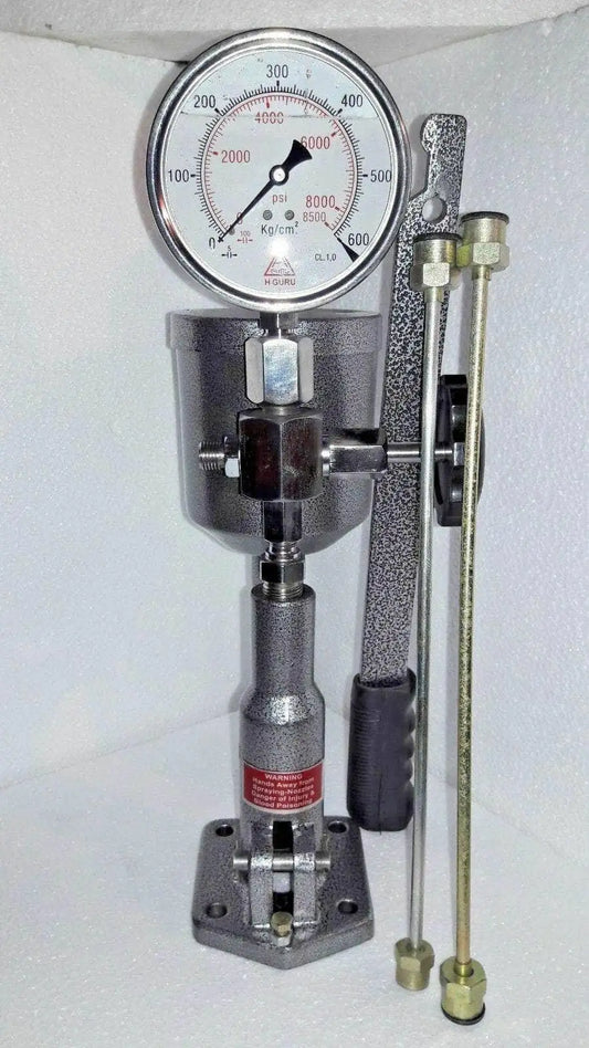 DIESEL INJECTOR NOZZLE TESTER S STEEL GAUGE 600 KG 8500 PSI - StellerGear