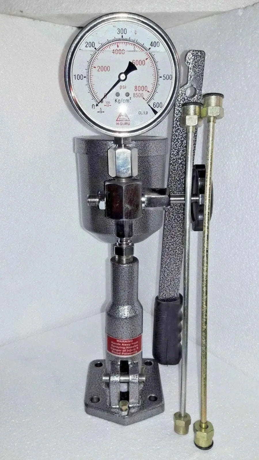 DIESEL INJECTOR NOZZLE TESTER S STEEL GAUGE 600 KG 8500 PSI - StellerGear