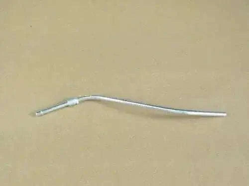 Metal dipstick tube with curved rod, for Jcb backhoe