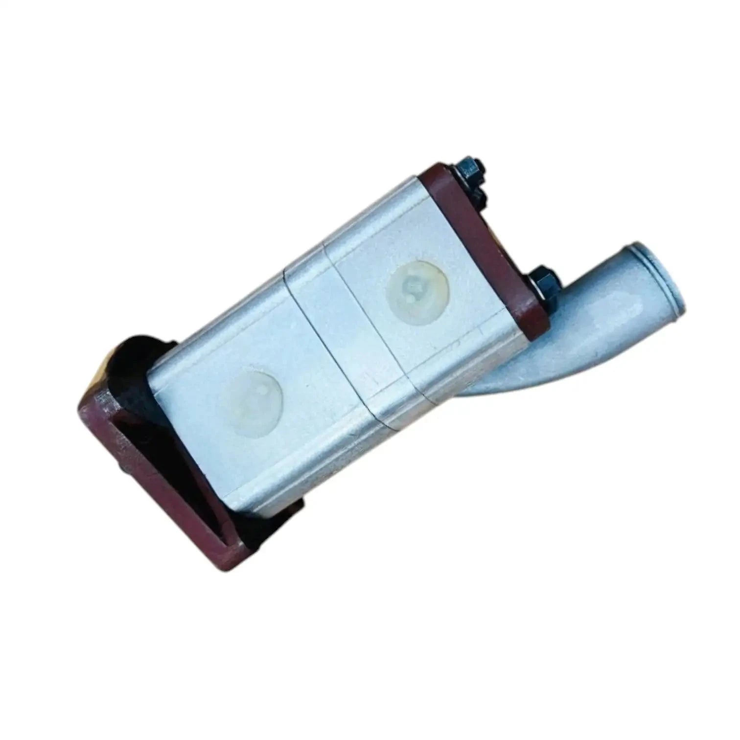 Eaton hydraulic gear pump for Mahindra tractor, compact design, durable aluminum construction