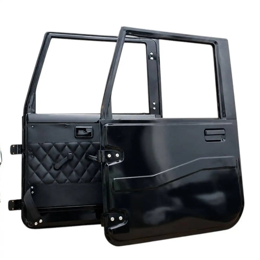 Mahindra ROXOR Two Door Set Right & Left Complete with Fittings Black/White – Refurbished