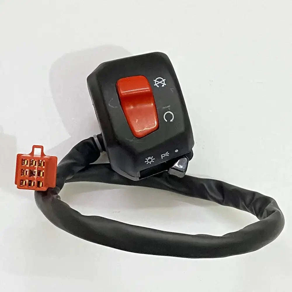 Royal Enfield electric start right switch module, durable plastic, essential for starting and controls