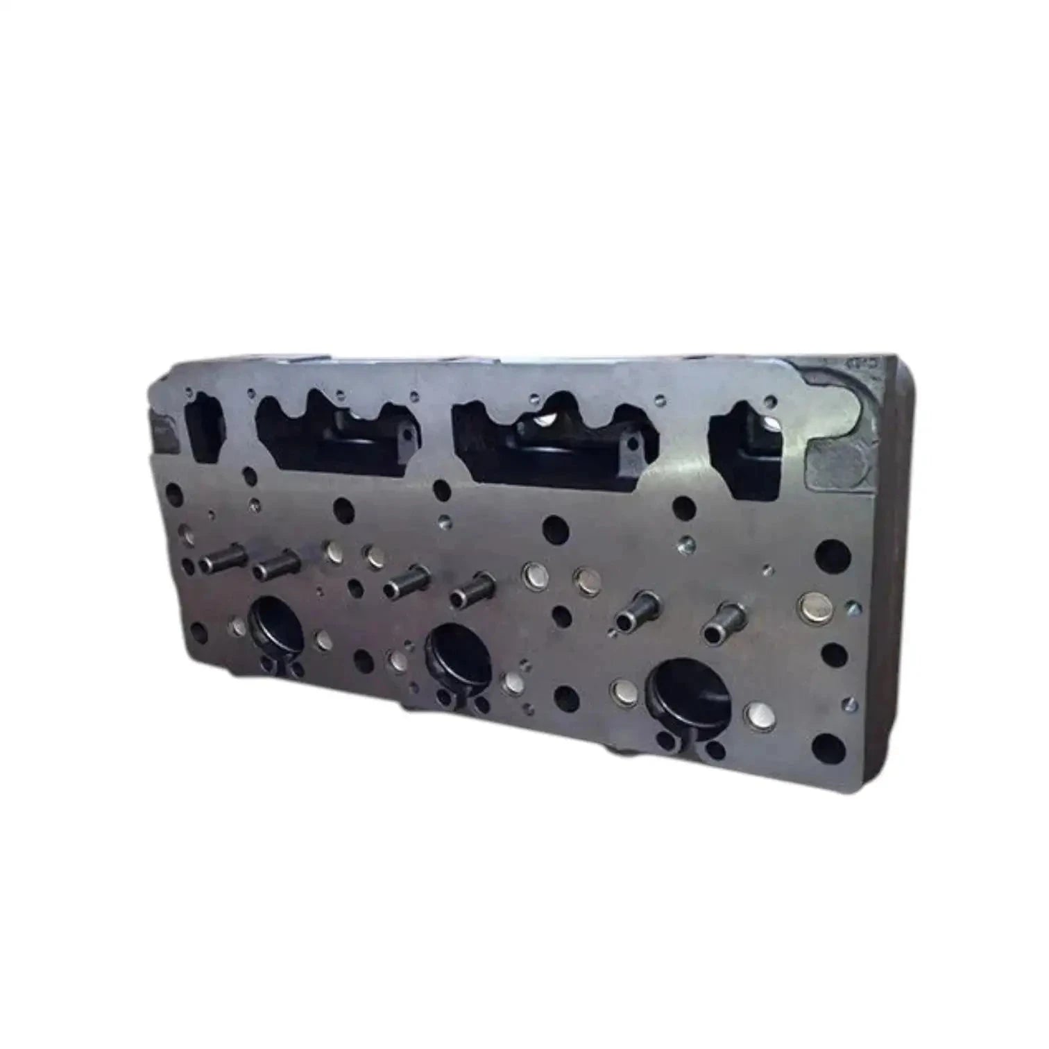 Caterpillar engine cylinder head made of durable metal for maintaining cylinder head temp in heavy machinery