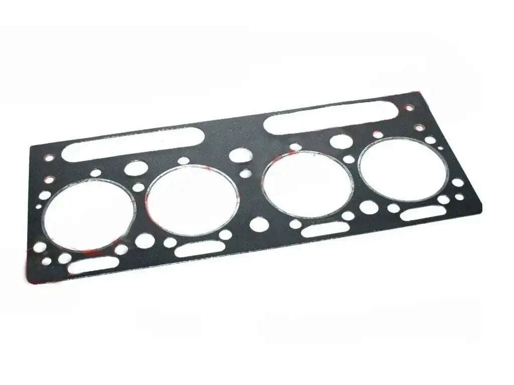 Engine head gasket with multiple cylinder and bolt openings