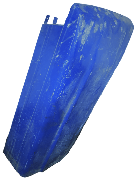Euro tractor hood top assembly in blue, durable design for easy installation on your tractor