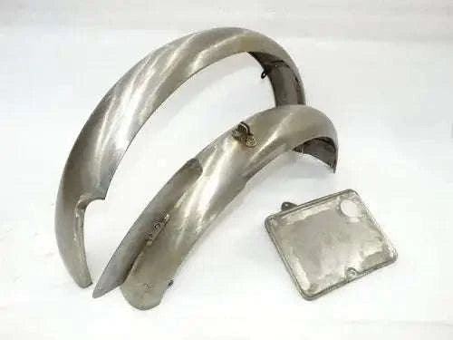 EXCELSIOR 1930'S FRONT & REAR MUDGUARD SET WITH FRONT & REAR NO.PLATE - StellerGear