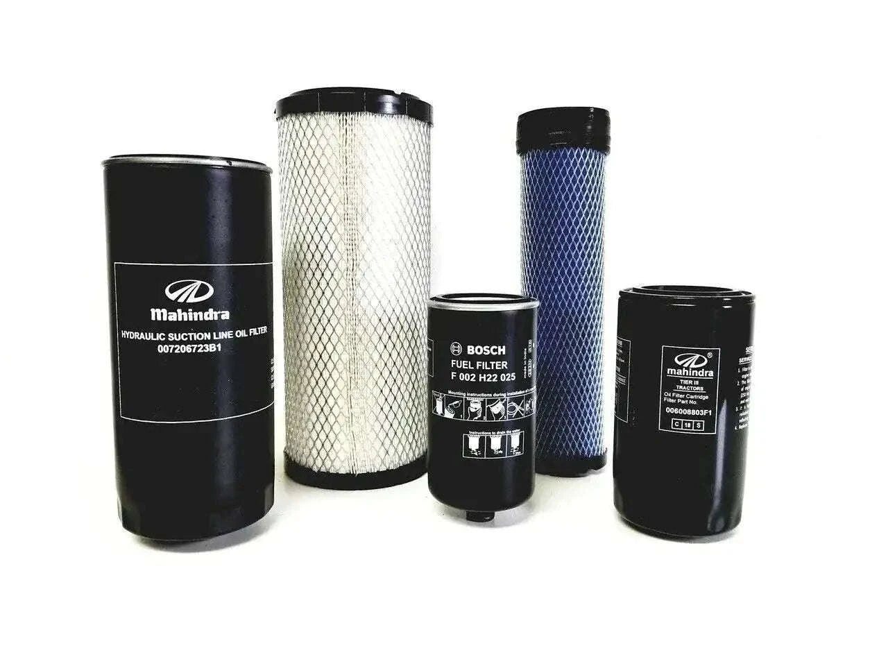Filter Pack of 5 for Mahindra 6065 6075 Tractor