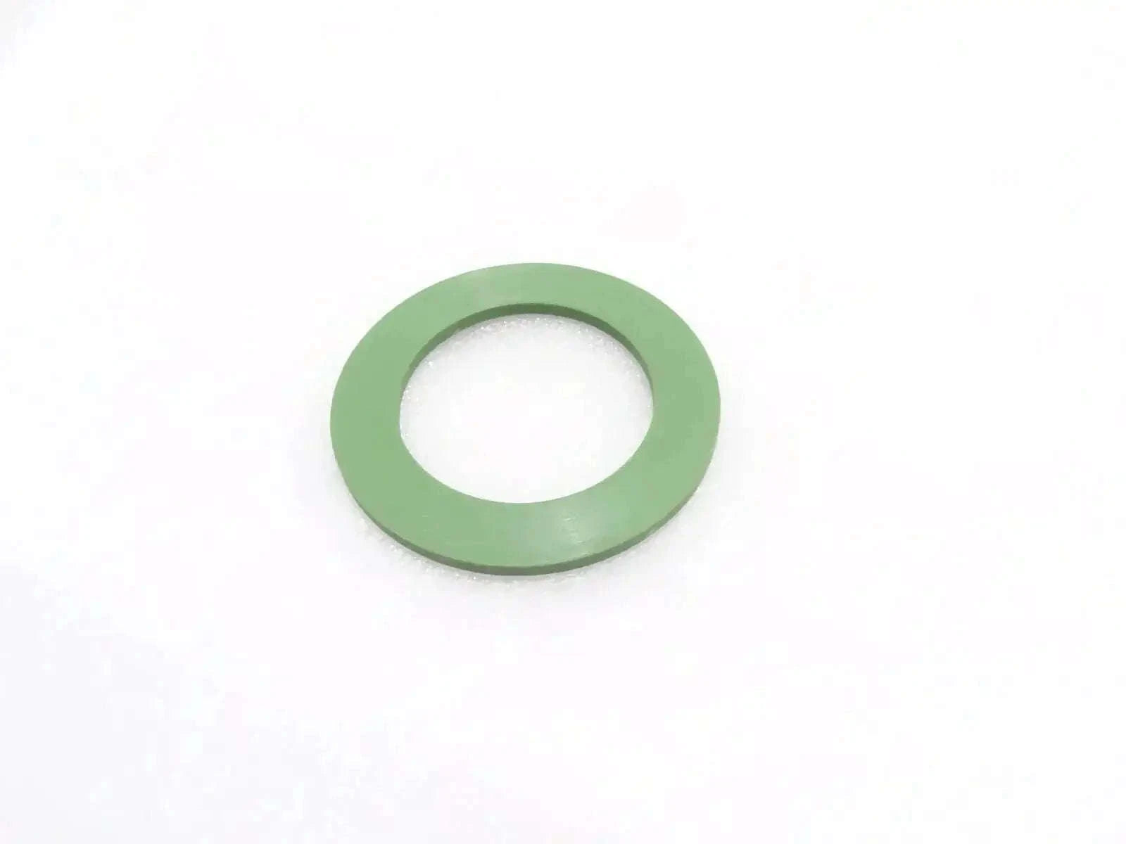 Green thrust washer with center hole for slew swing assemblies