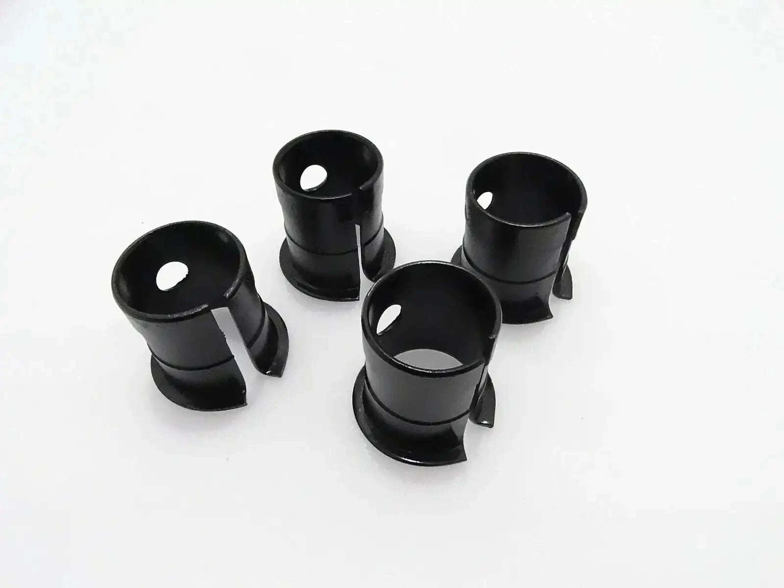 JCB bucket bush replacement, 4-piece set, durable steel, designed for heavy machinery use