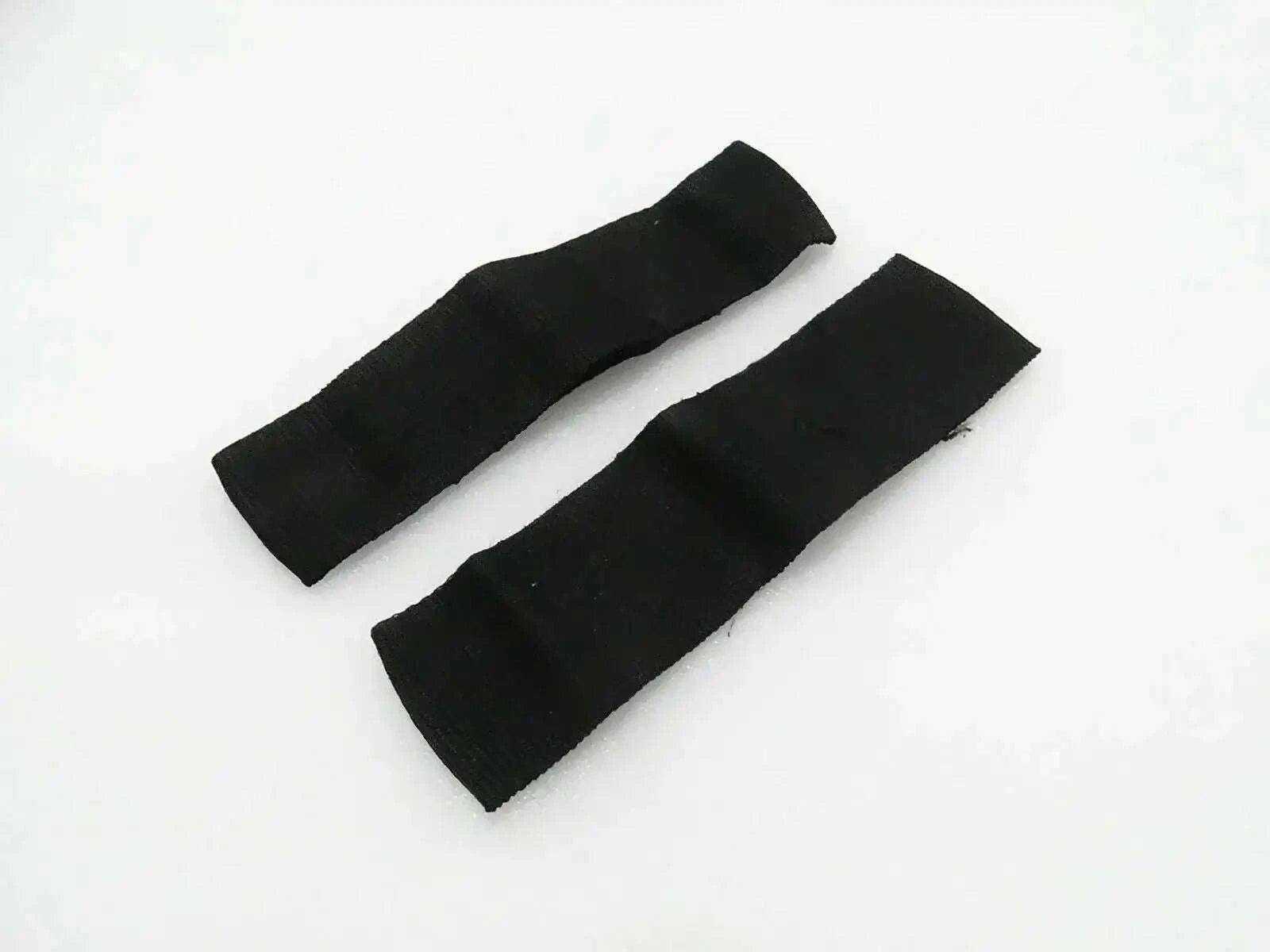 Pair of black door check straps for Jcb