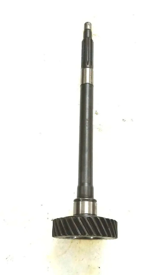 Metal clutch shaft with splined end