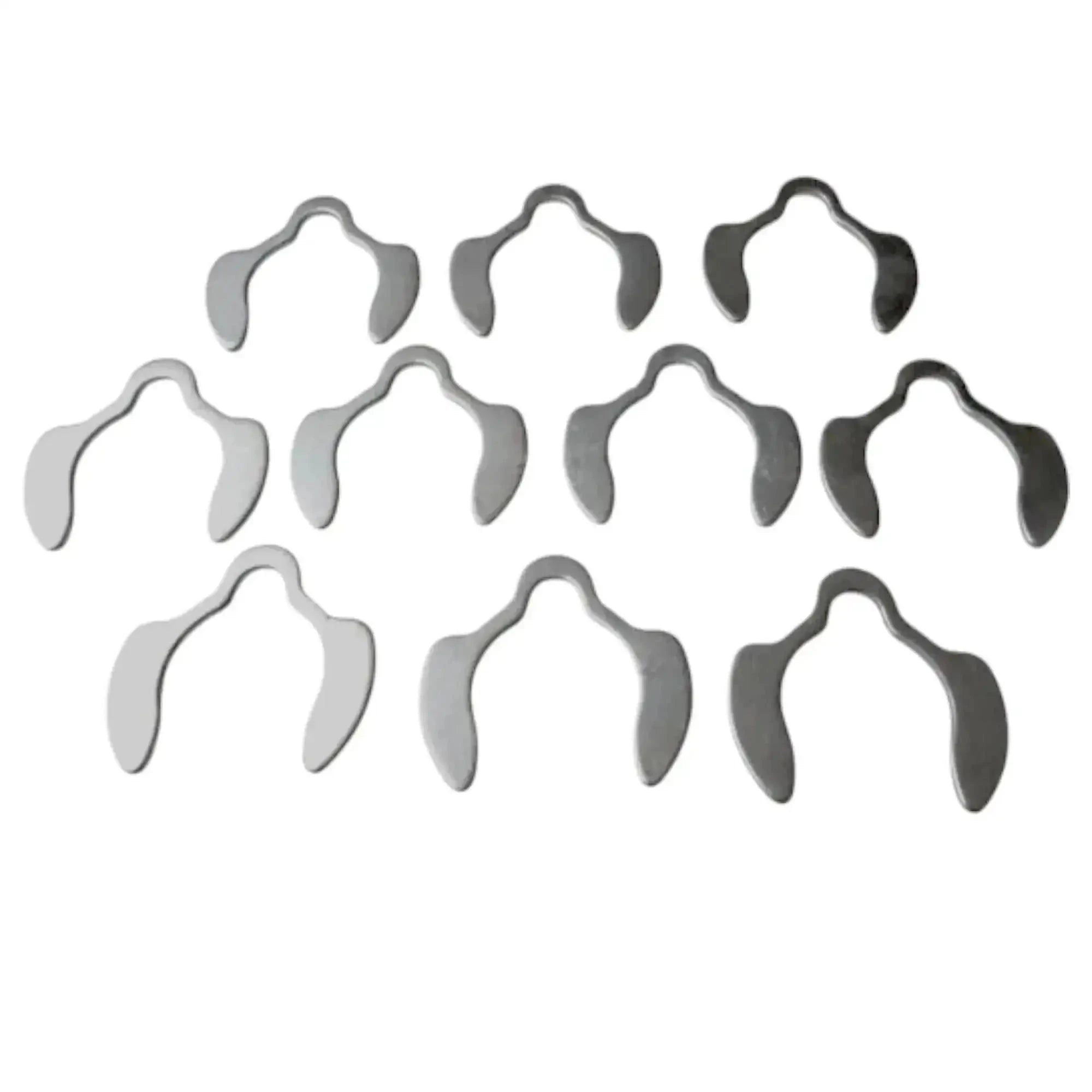 Set of 10 durable JCB backhoe ring clips 823-00334 made from high-quality steel for secure fittings