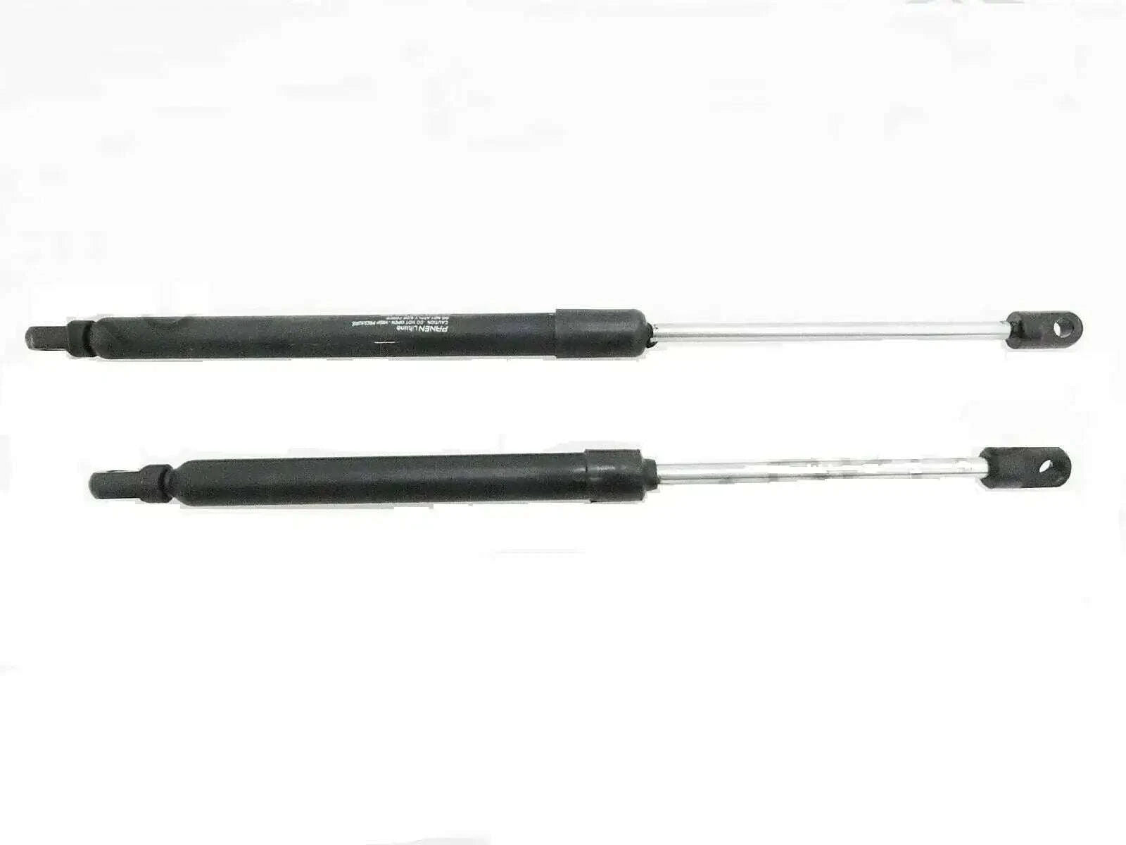 Black gas struts with end brackets for side door, pair