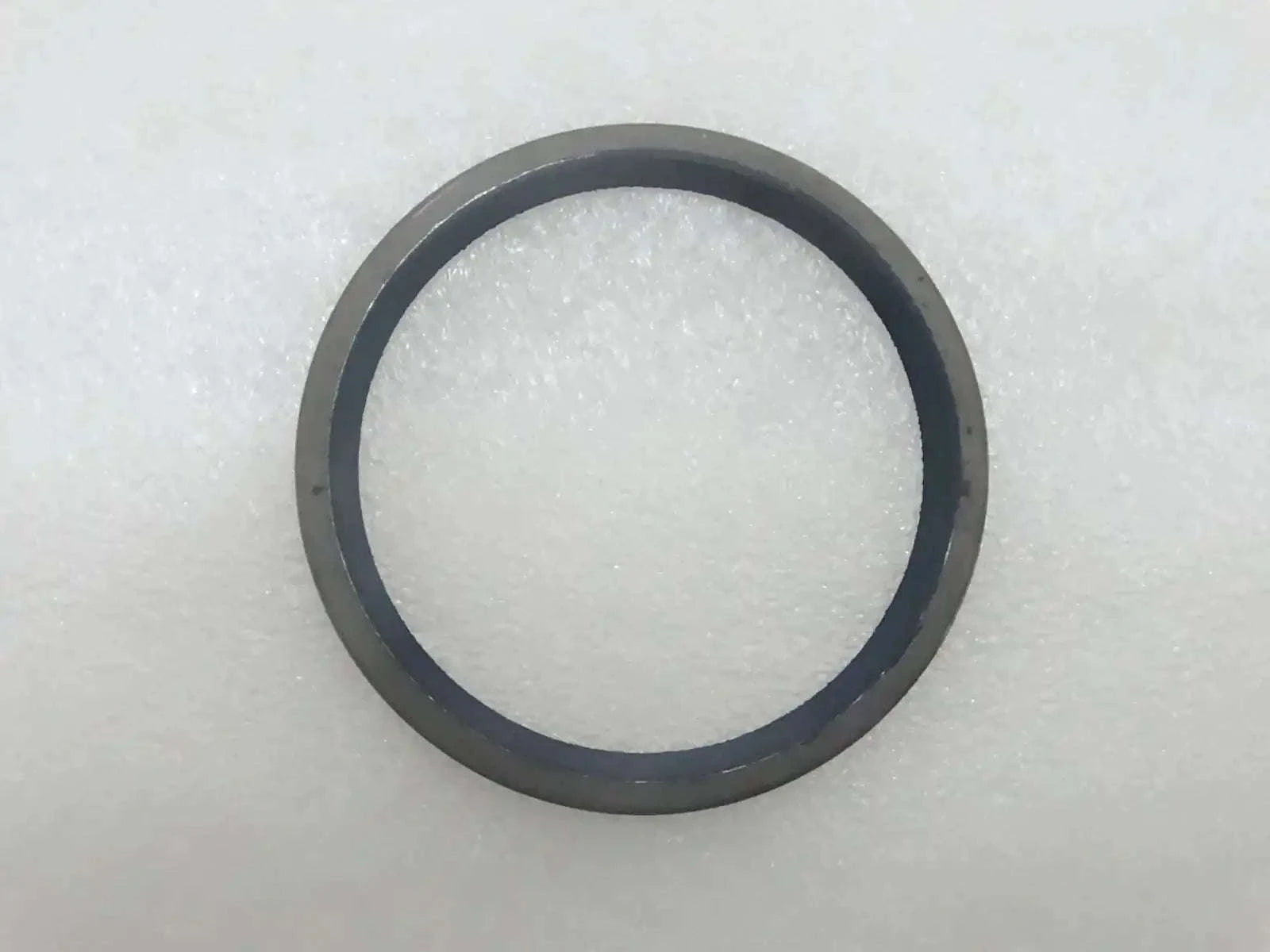 Dark gray circular seal ring gasket