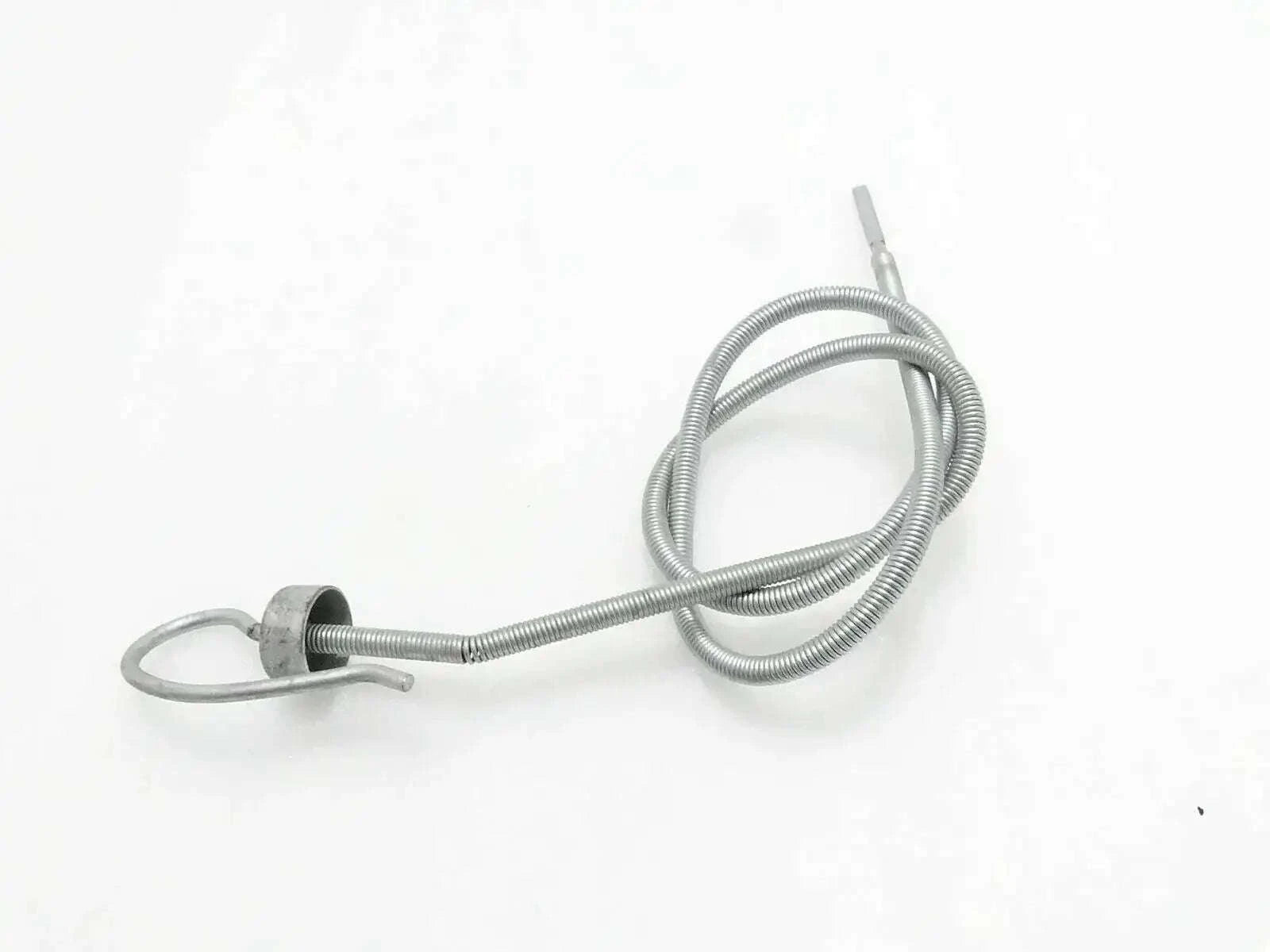 JCB 3CX transmission oil dipstick, metal, flexible design for measuring oil levels