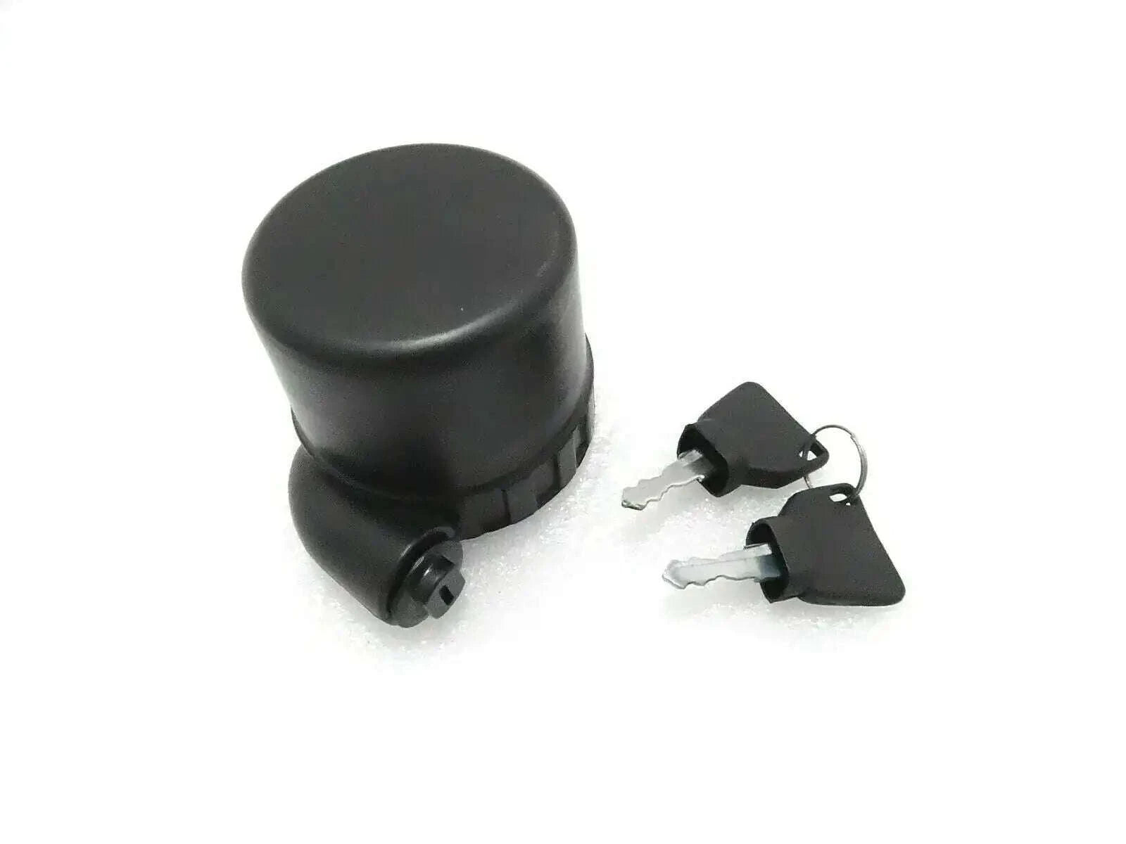 Hydraulic filler cap with two keys